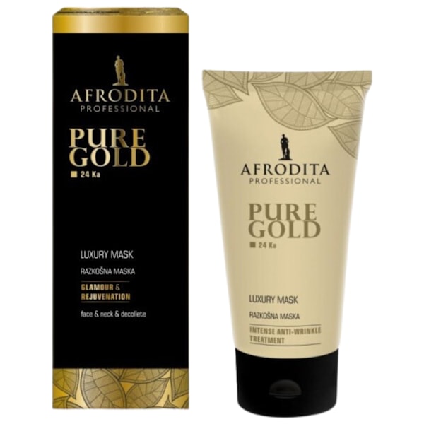 Afrodita Pure Gold 24 Ka Lyxig Ansiktsmask + 2 Prover