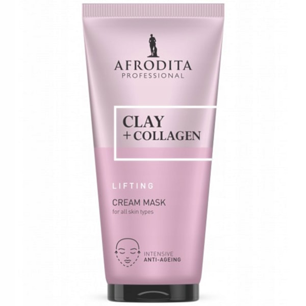 Ultranärande Ansiktsmask med Lera & Kollagen 200ml från Afrodita