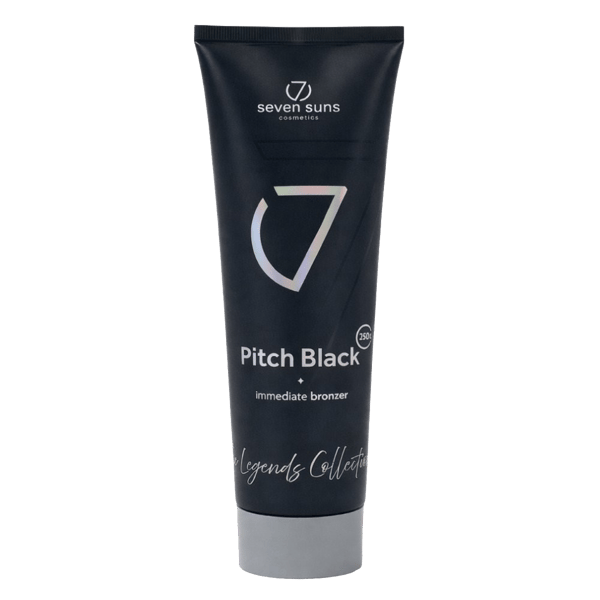 7suns Pitch Black Immediate Bronzer Mörk Solkräm 250ml