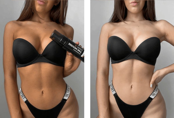 Byrokko Tan Mousse Dark Self-Tanning Foam + Glove