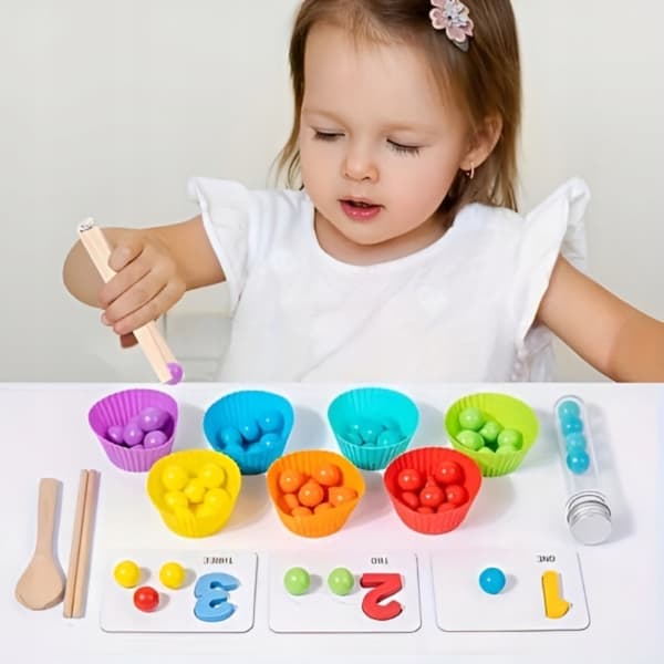 Interaktiivinen Montessori-Laskentasetti