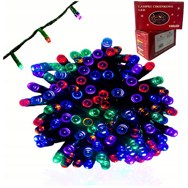 Joulukuusen Valot 100 Led-Led-Yhdistelmä Multicolor Mix Multicolor Xmass
