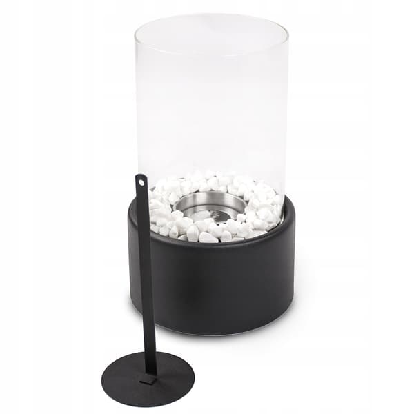 Dekorativ Bioetanol Eldstad Glasstenar Rökfri 26,5cm