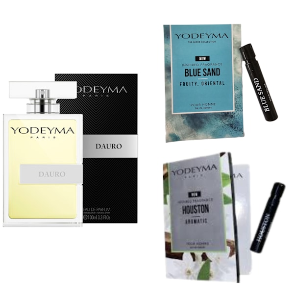Yodeyma Dauro Eau De Parfum För Män 100Ml + 2 Prover