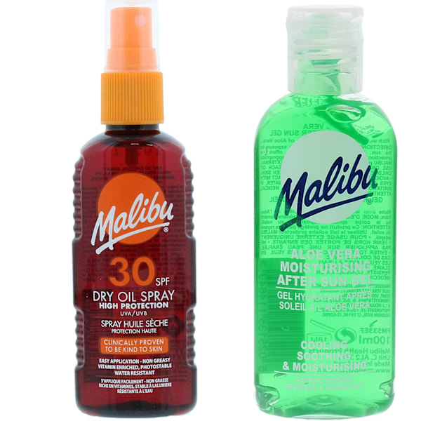 Malibu Spf30 Bronzing Oil 100Ml + Aloe After Sun 100Ml