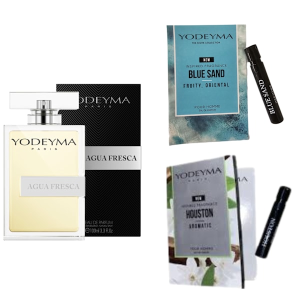 Yodeyma Agua Fresca Eau De Parfum För Män 100Ml + 2 Prover