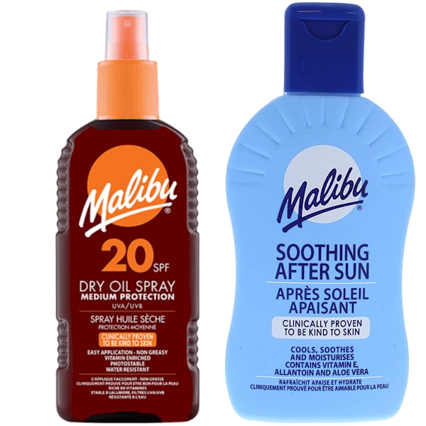 Malibu Spf20 Bronzing Oil 200Ml + After Sun Balm 200Ml