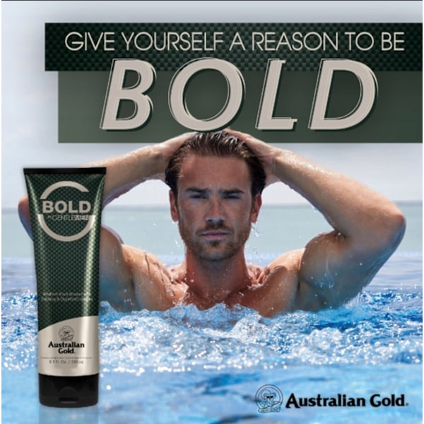 Australienskt Guld G Gentlemän Djärv Solbränningsbalsam För Män Med Dha Bronzer 250 Ml