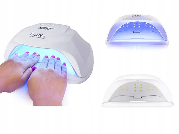 UV LED neglelampe 18W 36 LED'er Bevægelsessensor Timer Professionel