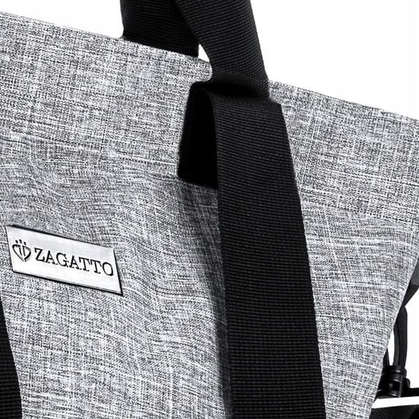 Zagatto Shopper Handväska Syntetgrå Zg-622
