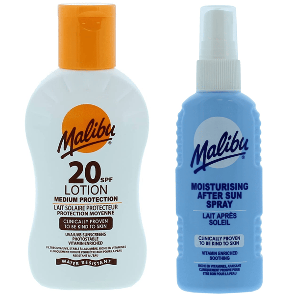 Malibu Spf20 Balsam 100Ml + After Sun Spray 100Ml