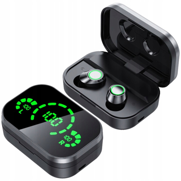 Trådløse Bluetooth 5.0 In-Ear Høretelefoner Yd03 Med Berøringskontrol Og Opladningsstation