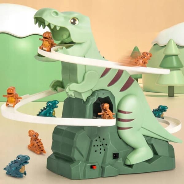Interaktiivinen kiipeilevä dinosauruslelu valoilla ja äänillä 3+