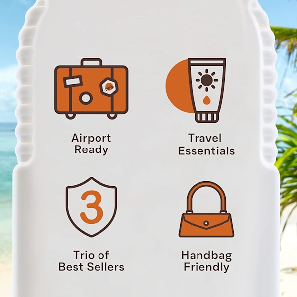 Malibu Travel Pack Sun Lotions Spf15 Spf20 + After Sun Lotion