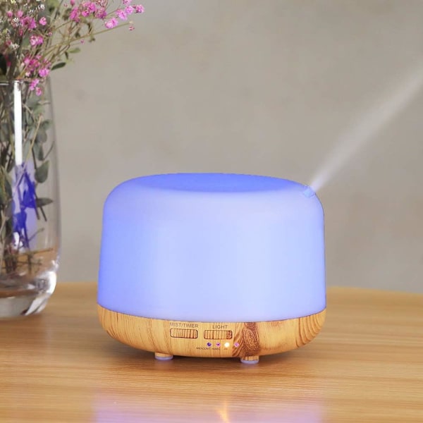 Luftfugter Aroma Diffuser Aromaterapi Natlampe 300Ml