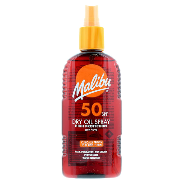 Malibu Spf50 Bronzing Oil 200Ml + Aloe After Sun Gel 200Ml