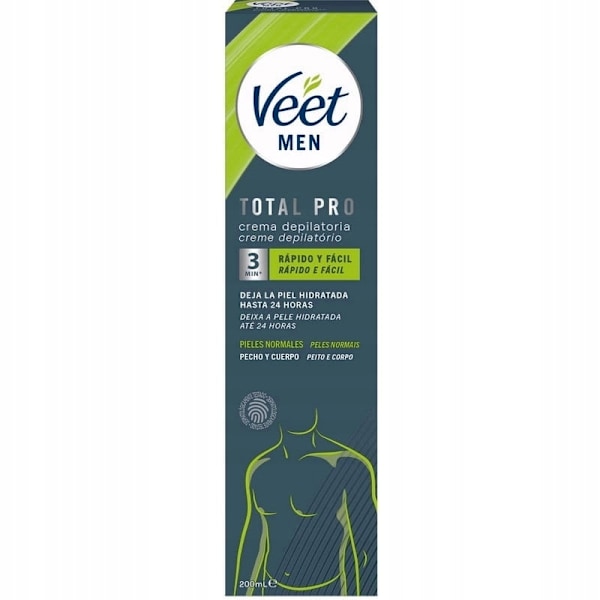Veet För Män Avancerad Depilationskräm För Bröst 200 Ml