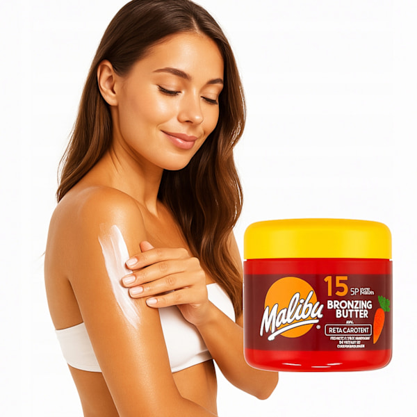 Malibu Fuktighetsgivende Solkrem med Betakaroten SPF 15 - 300 ml