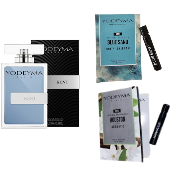 Yodeyma Kent Eau De Parfum For Men 100Ml + 2 Prøver