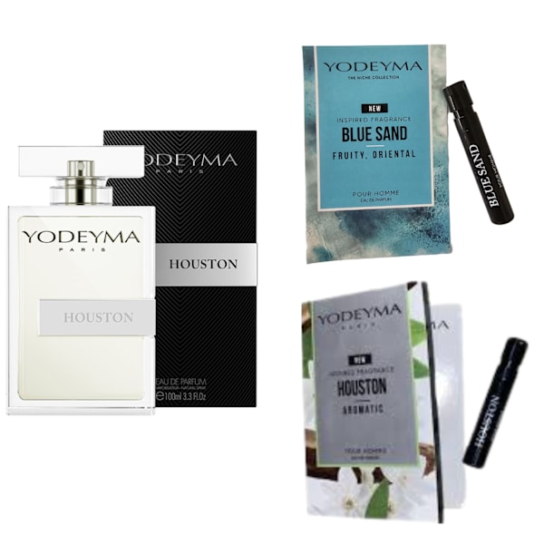 Yodeyma Houston Eau De Parfum For Men 100Ml + 2 Prøver