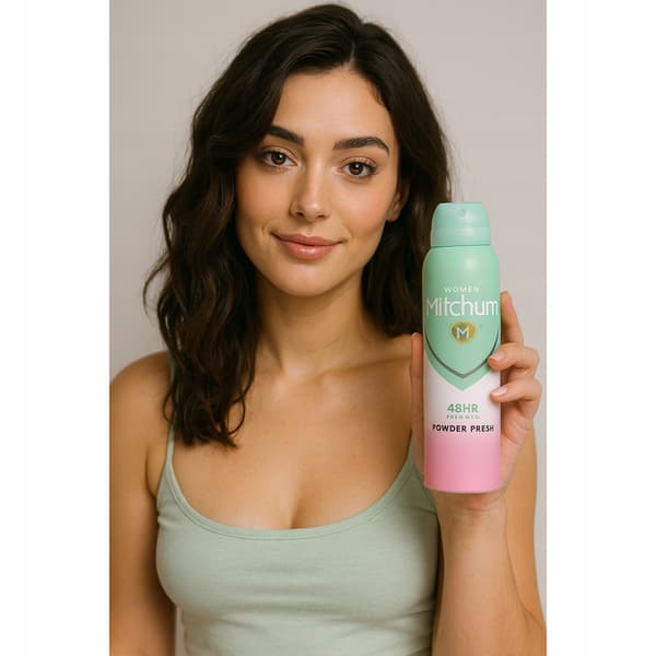 Mitchum Antiperspirant Spray Til Kvinder 150Ml Frisk Pudderduft