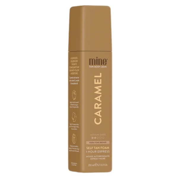 Minetan Caramel Bronzing Self-Tanning Foam 200Ml
