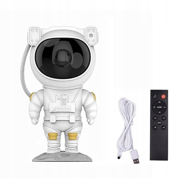 Astronaut Stjärnprojektor Nattlampa Fjärrkontroll Timer Barn