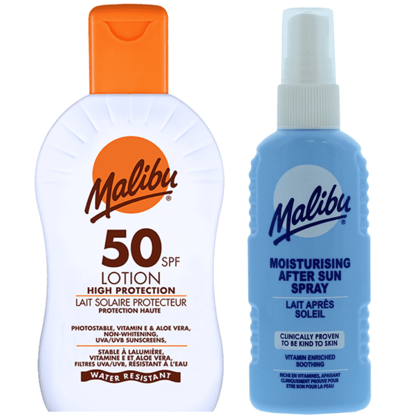 Malibu Spf50 Balsam 100Ml + After Sun Spray 100Ml