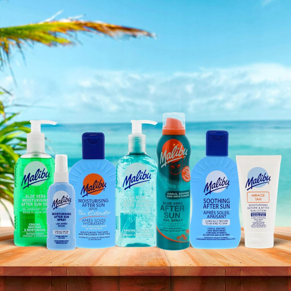 Nawilżający Chłodzący Żel Po Opalaniu z ALOESEM WIT E Malibu Ice Blue 400ml