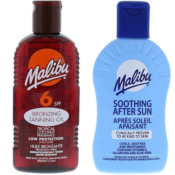 Malibu Spf6 Bronzing Oil 200Ml + After Sun Balm 200Ml