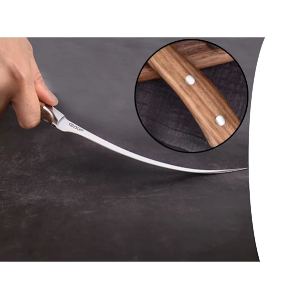 Japankniv Japansk Filékniv, Stål, 18,3 Cm