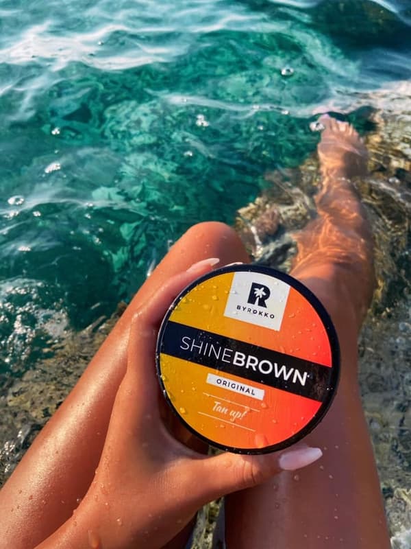 Byrokko Shine Brown 3in1 Tanning Accelerator After Sun Aloe Set