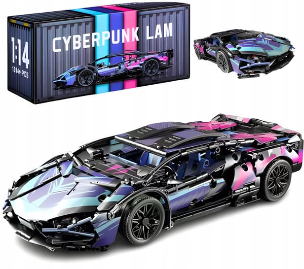 Cyberpunk Superauto Rakennuspalikkasarja 1314 osaa 1:14