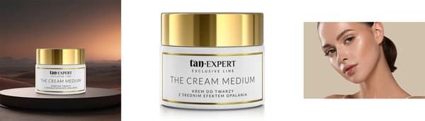 Tanexpert The Cream Medium Face Cream Med Tanning Effect 50G