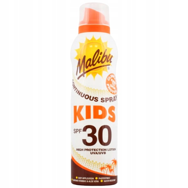 Malibu Kids Aurinkosuojasuihke SPF 30 Lapsille