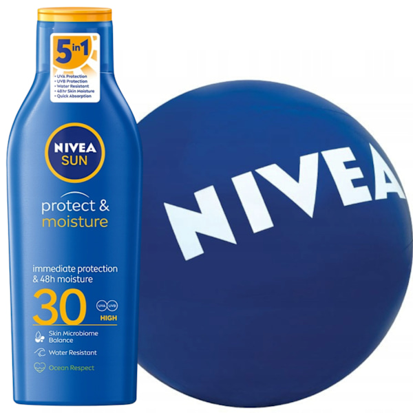 Nivea Protect & Moisture Spf30 Lotion + Beach Ball