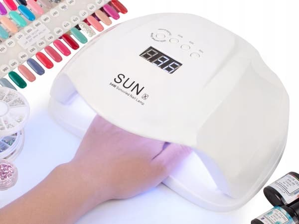 UV LED Nagellampa 18W 36 LED Rörelsesensor Timer Professionell