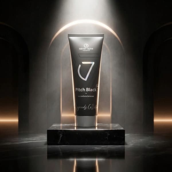 7suns Pitch Black Immediate Bronzer Mörk Solkräm 250ml
