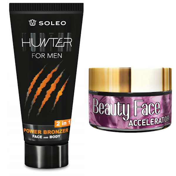 Soleo Hunter Bronzer + Beauty Face Jar