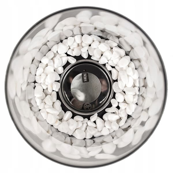 Dekorativ Bioetanol Eldstad Glasstenar Rökfri 26,5cm