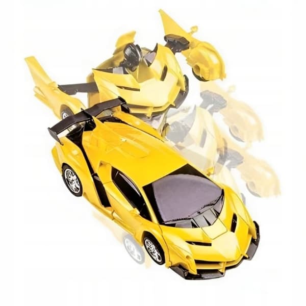 RC Robotbil 2i1 Transform Drift Lys Lyde 360 Gul