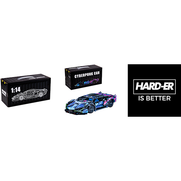 Cyberpunk Rakennussarja Rtdr457 - Auto Malli 1:14