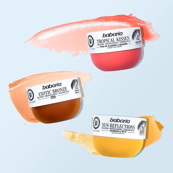 Babaria Sun & Protect SPF0 Bronzegelé 300 ml – Kokos & Gulerod