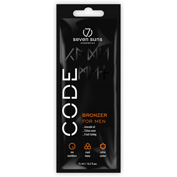 7Suns Code Bronzer Til Mænd 15Ml