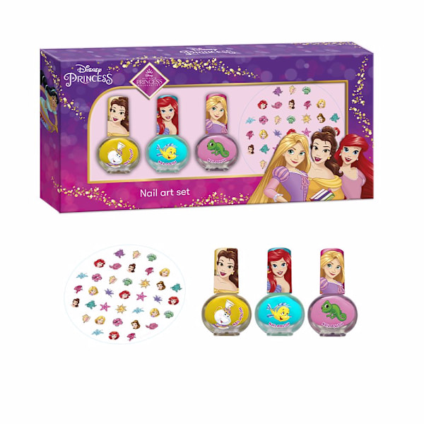 Sarjakuva Disney Princesas 4 Kpl Kynsilakkaa