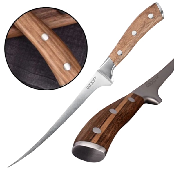 Japankniv Japansk Filékniv, Stål, 18,3 Cm