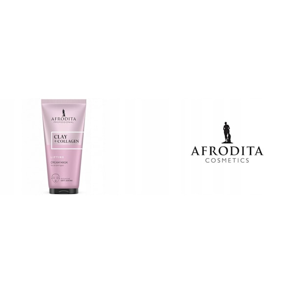 Ultranærende Ansiktsmaske Afrodita Clay + Collagen 200ml