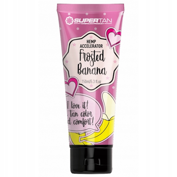 Supreme Solsæt: Frostet Banan Solaccelerator + After Tan 150 Ml Sæt