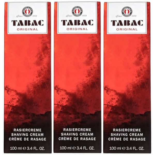 Tabac Original Rakkräm 3x100 ml – Klassisk Rakkräm för Våtrakning