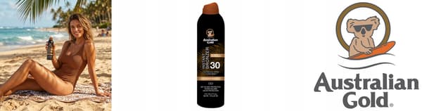 Australian Gold Instant Bronzer SPF30 Spray Quick Tan Lotion 177ml